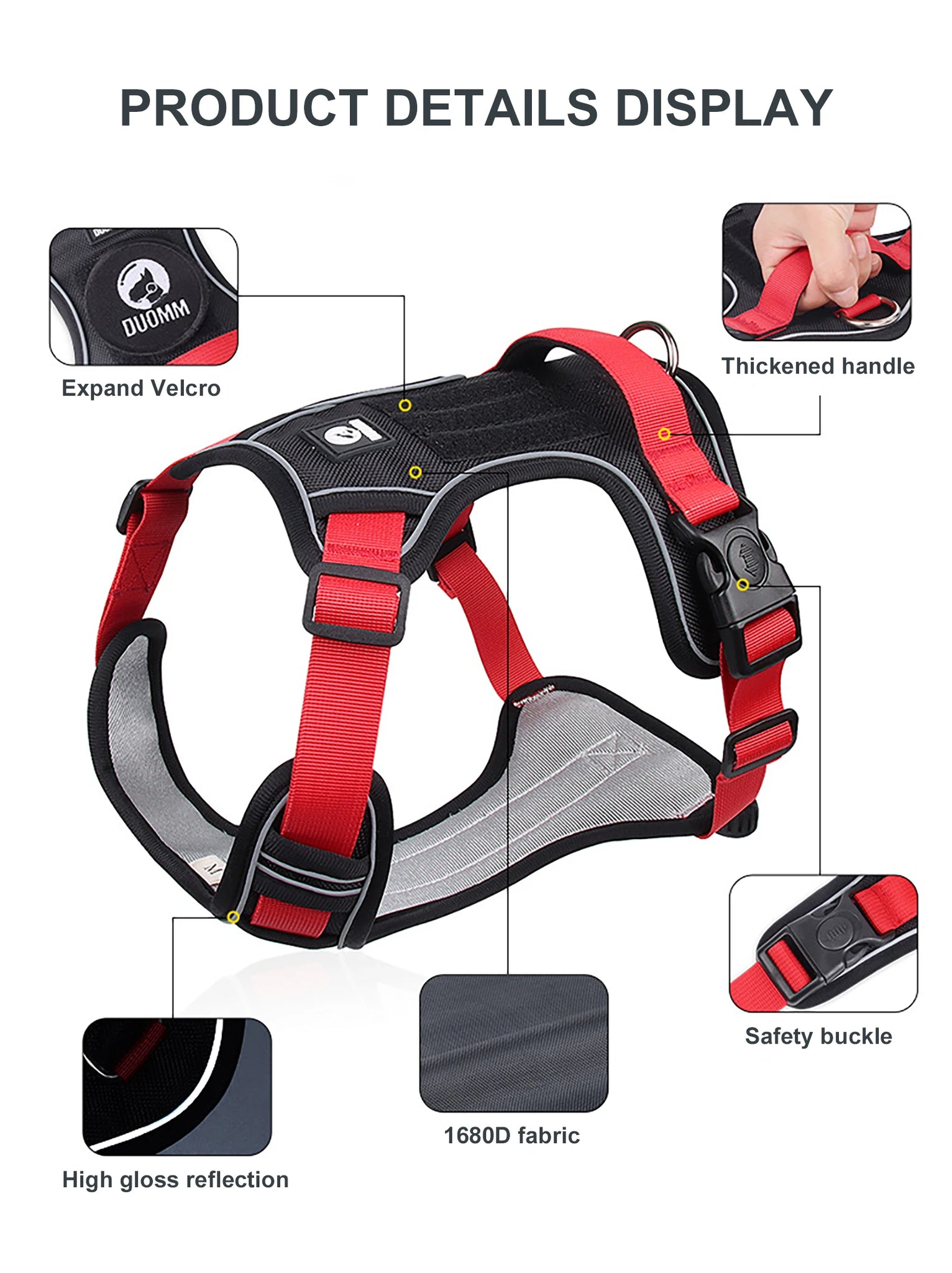 ToughPaws Reflective Dog Harness
