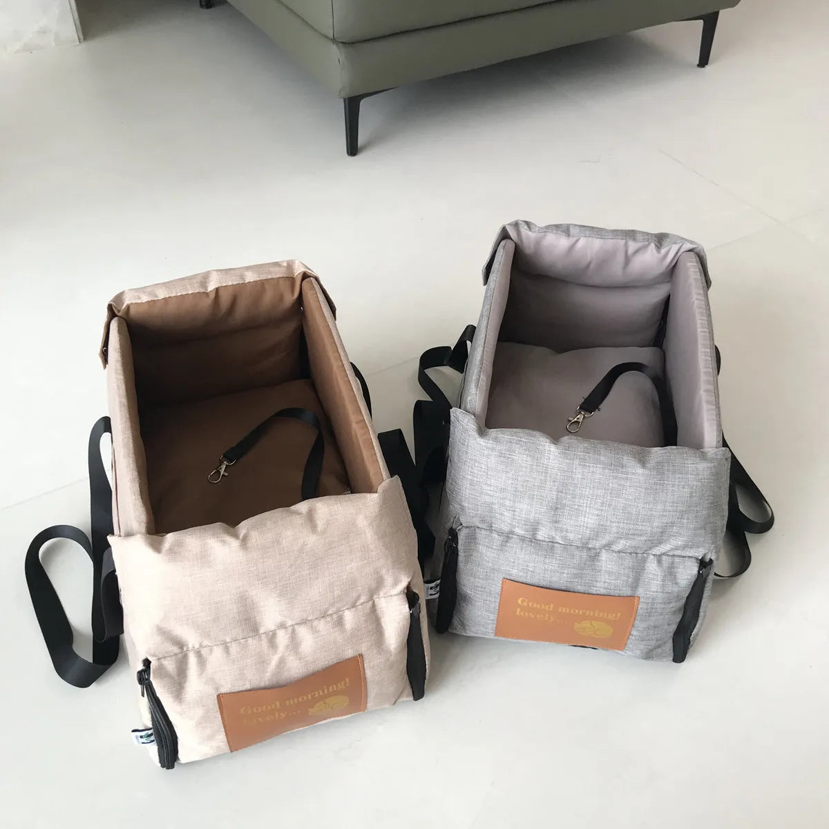 Portable Pet Car Seat Bed – Travel Safe & Comfy