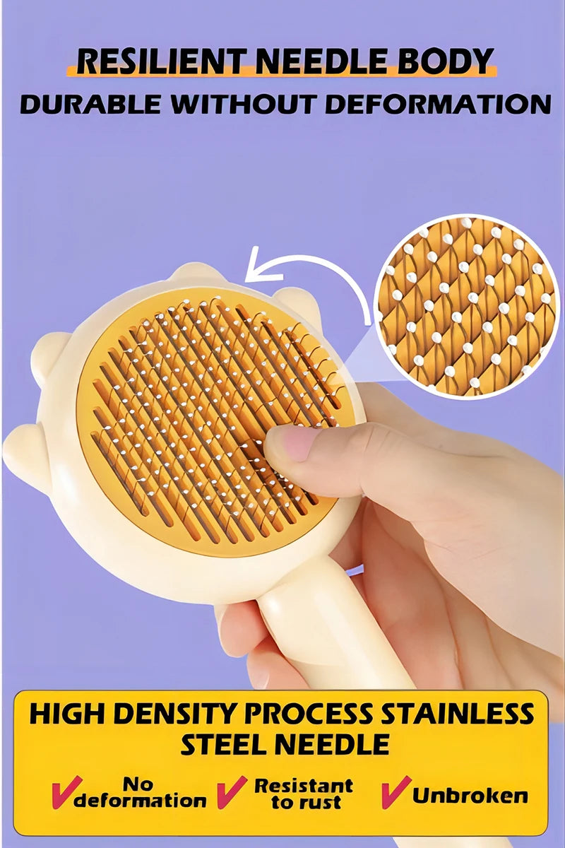 One-Click Pet Hair Cleaning Brush
