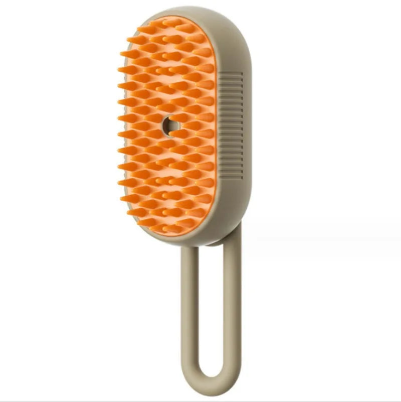 3-in-1 Steamy Pet Grooming BrushTangled and Loose Hair