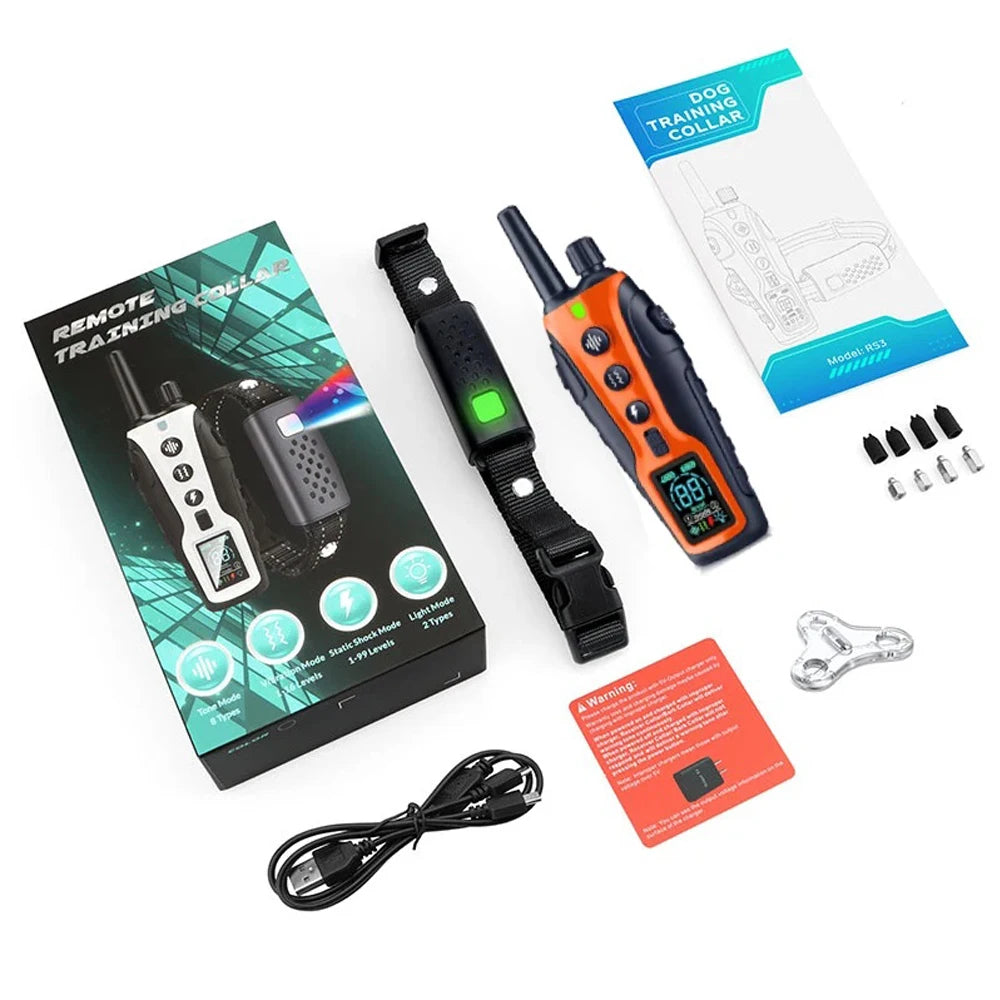 ⚡ Dog Training Collar – 3280ft Remote
