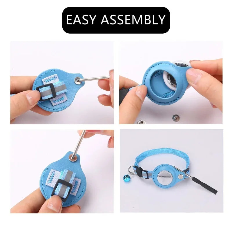 Anti-Lost AirTag Collar for Cats & Small Dogs