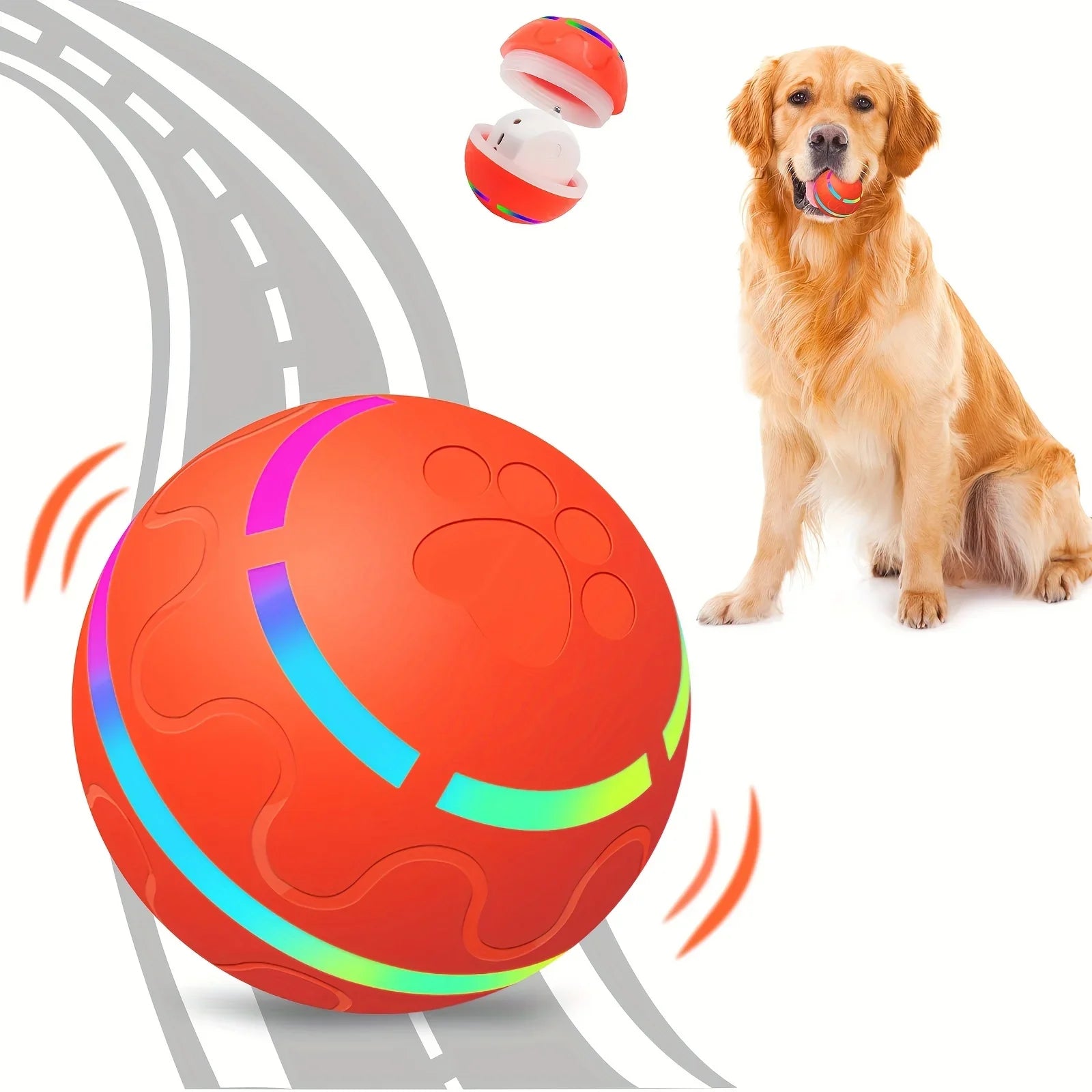 WigglePaws Shaky Ball Toy for Dogs