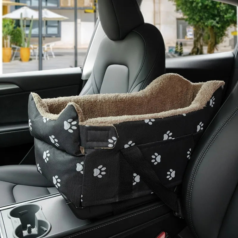Portable Pet Car Seat – Travel Bed for Small Dogs & Cats