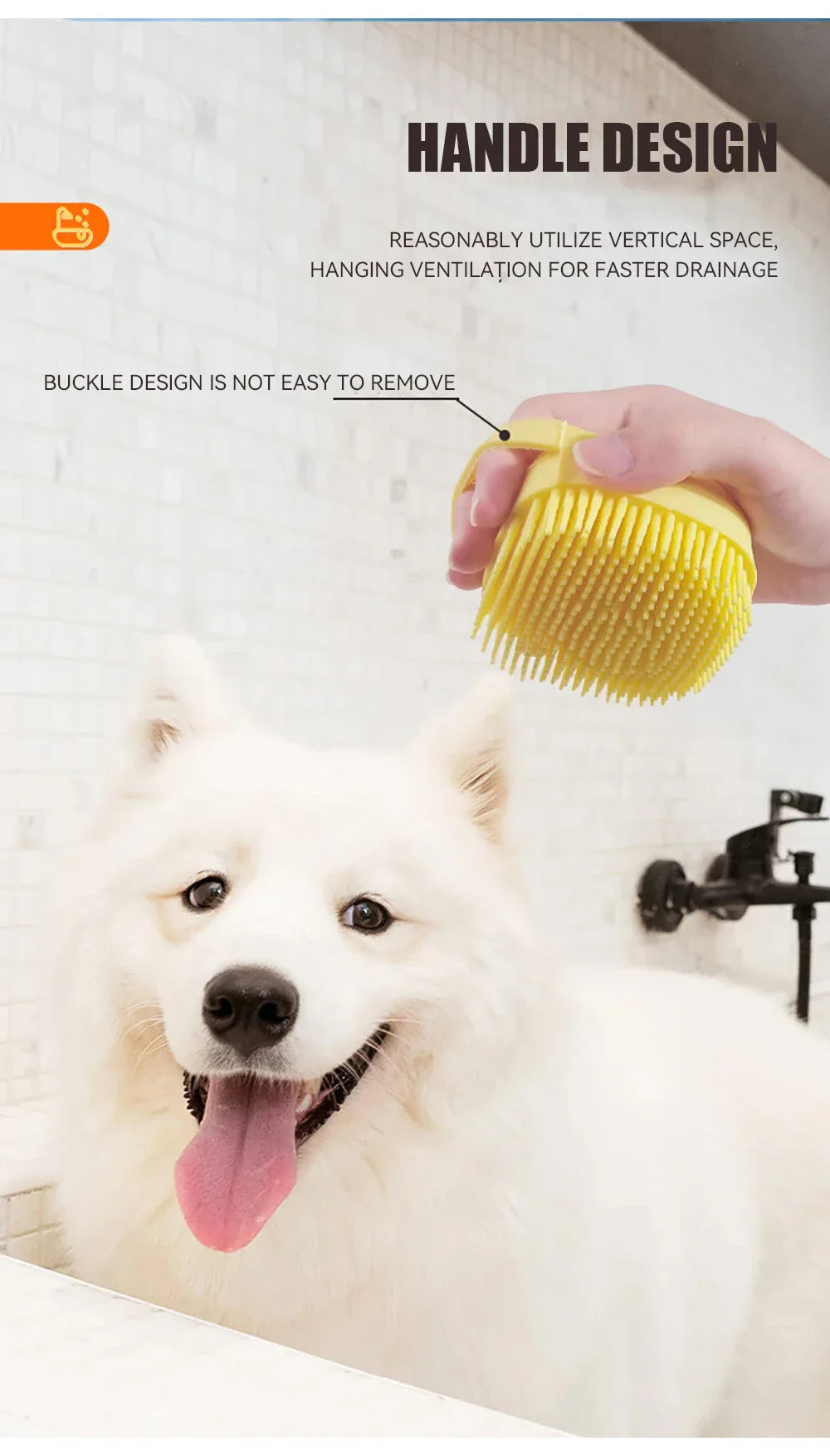 Dog Bath Brush