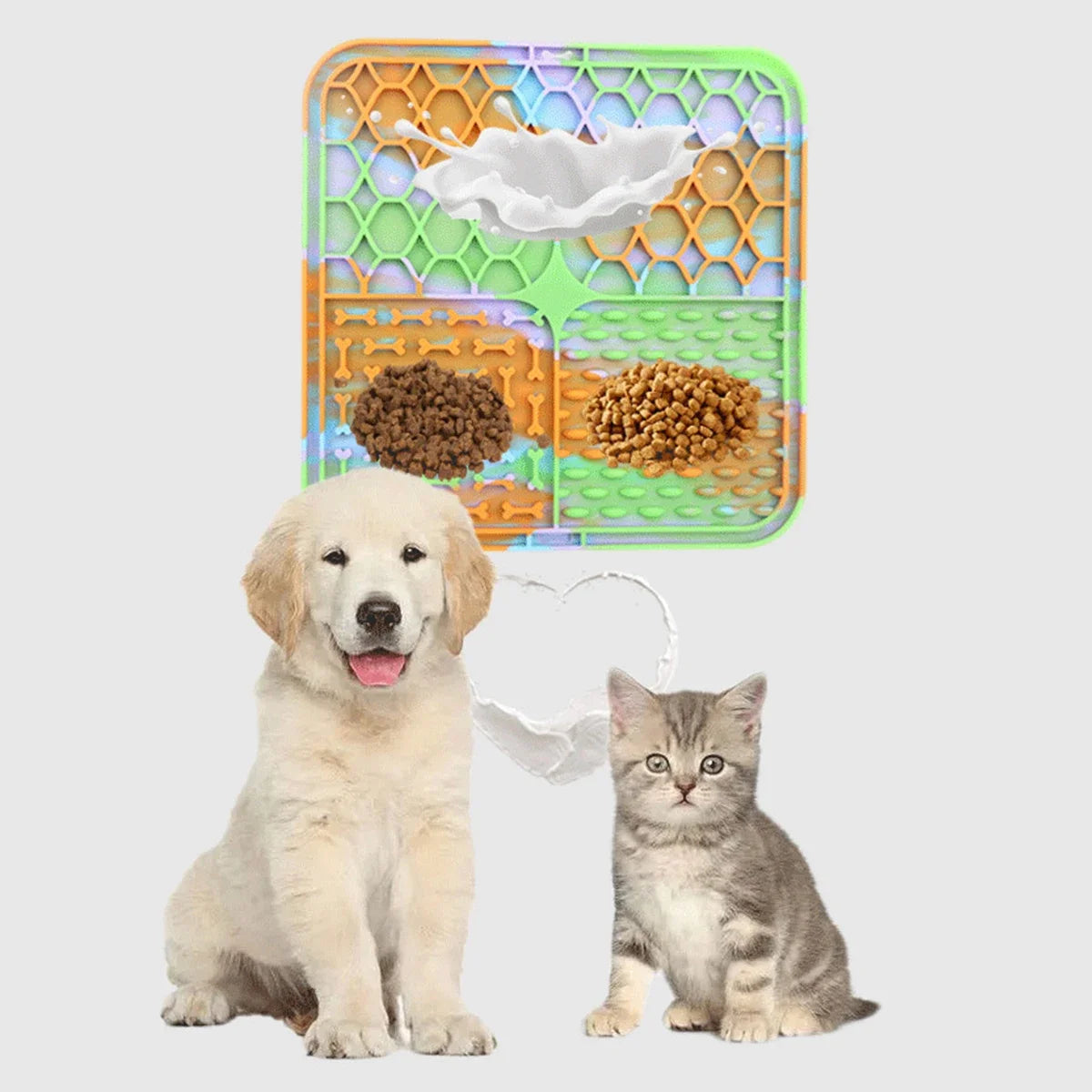 CozyPaws Pet Feeding Mat – Slow Licking Pad for Cats and Dogs