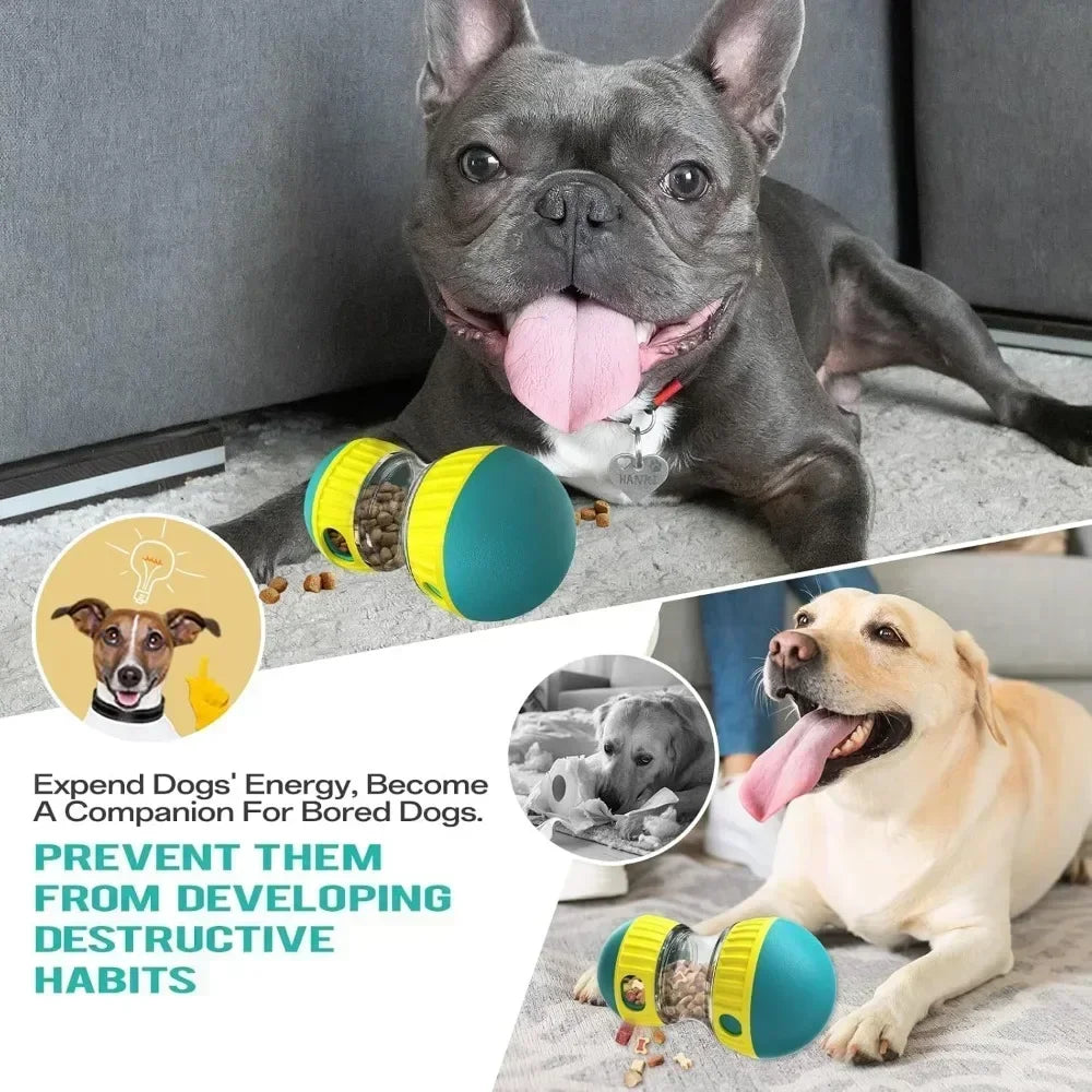 Adjustable Dog Treat Dispenser Ball