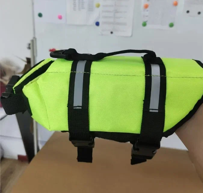 Reflective Dog Life Jacket – Adjustable Swim Vest