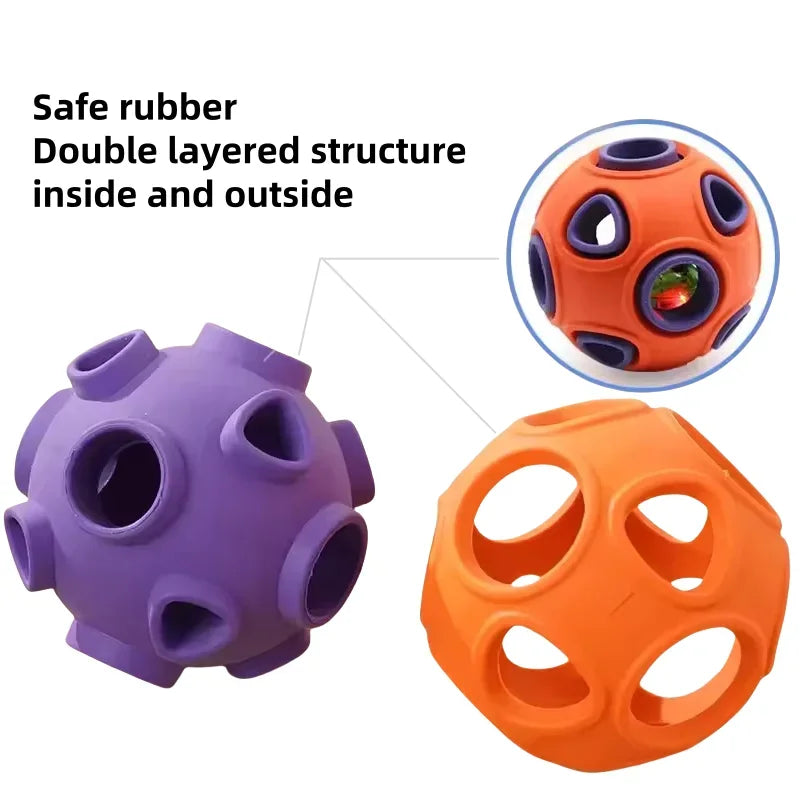 Interactive Dog Ball Toy – Sound & Treat Dispenser