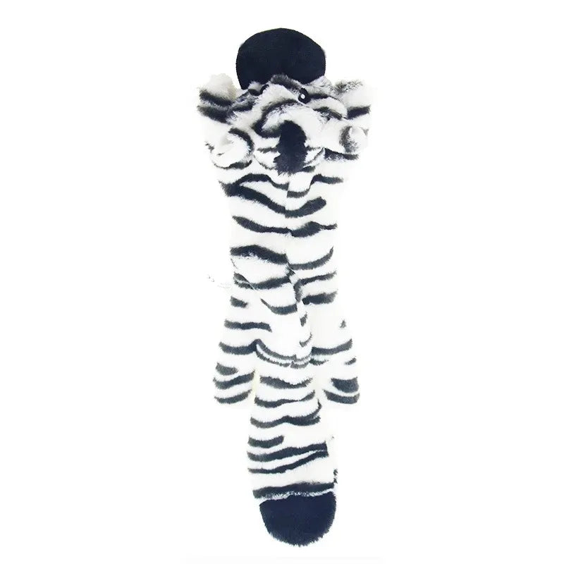 Simulated Animal No Stuffing Dog Toy with Squeakers and Crinkles