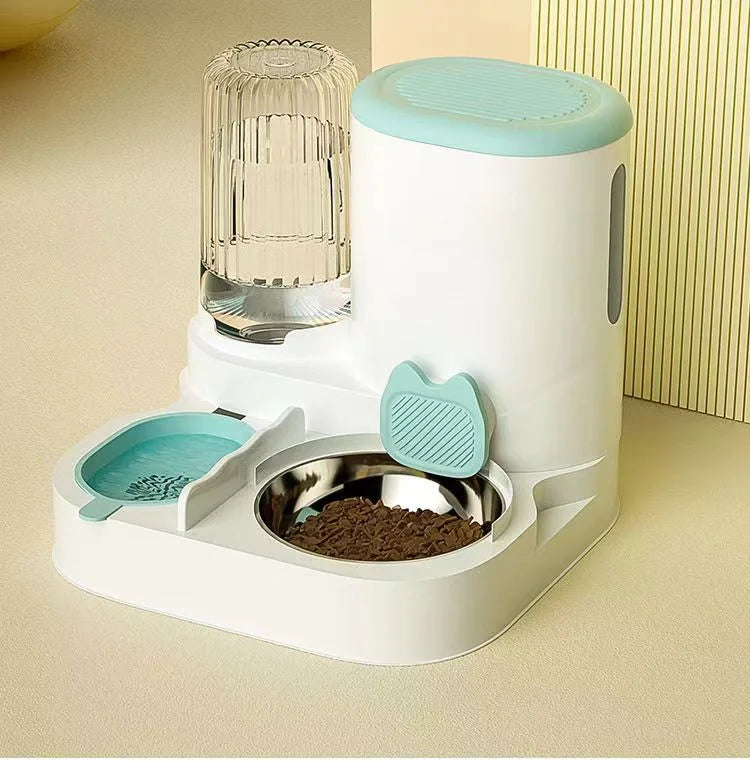 🐾 Automatic Pet Feeder & Water Dispenser Bowl