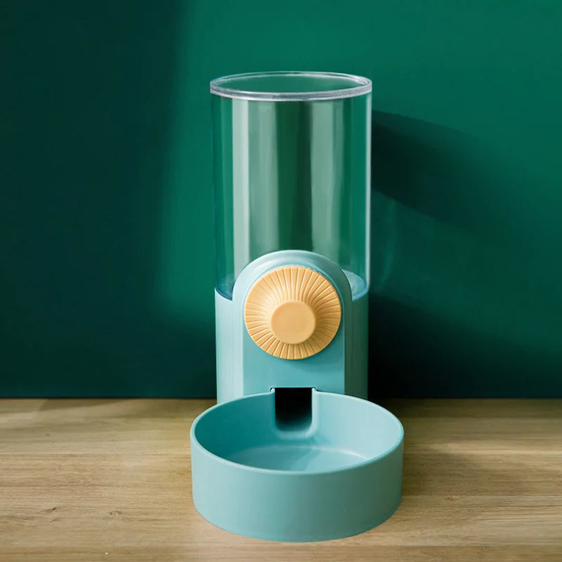 Automatic Hanging Pet Feeder & Water Bottle