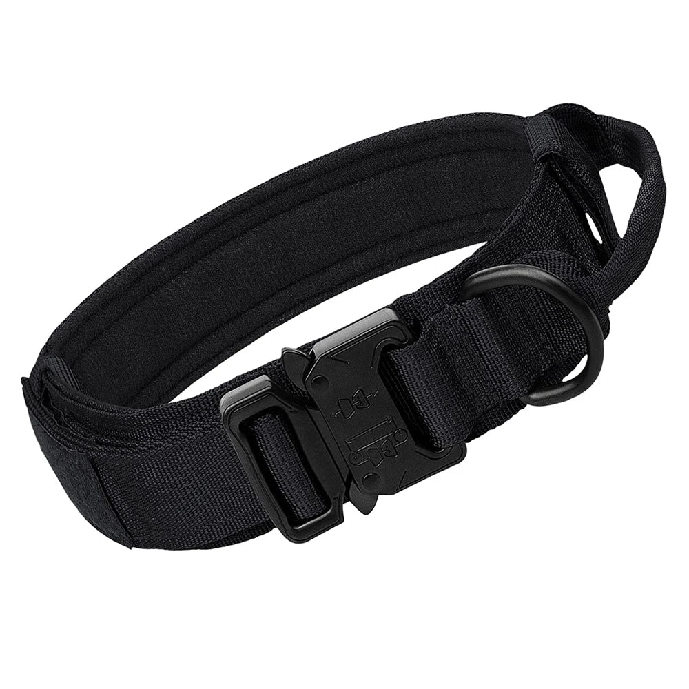 🐕 Tactical Dog Collar with Handle