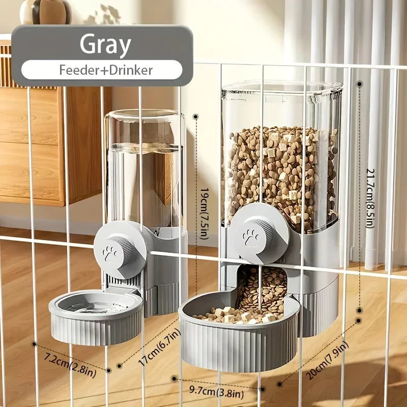 🐾 Automatic Pet Feeder & Water Dispenser Bowl