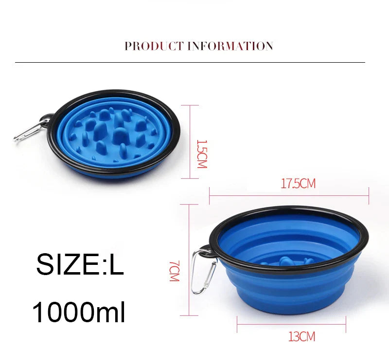 Collapsible Slow Feeding Bowl