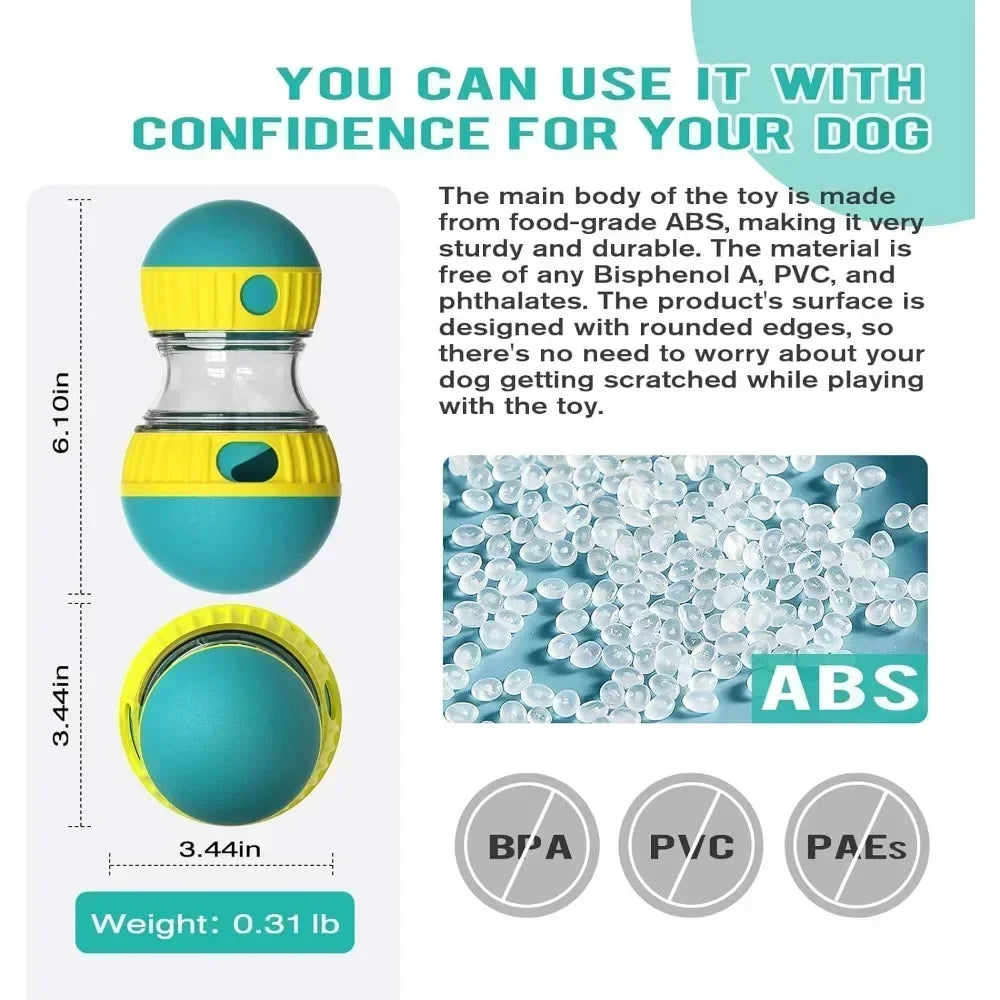 Adjustable Dog Treat Dispenser Ball