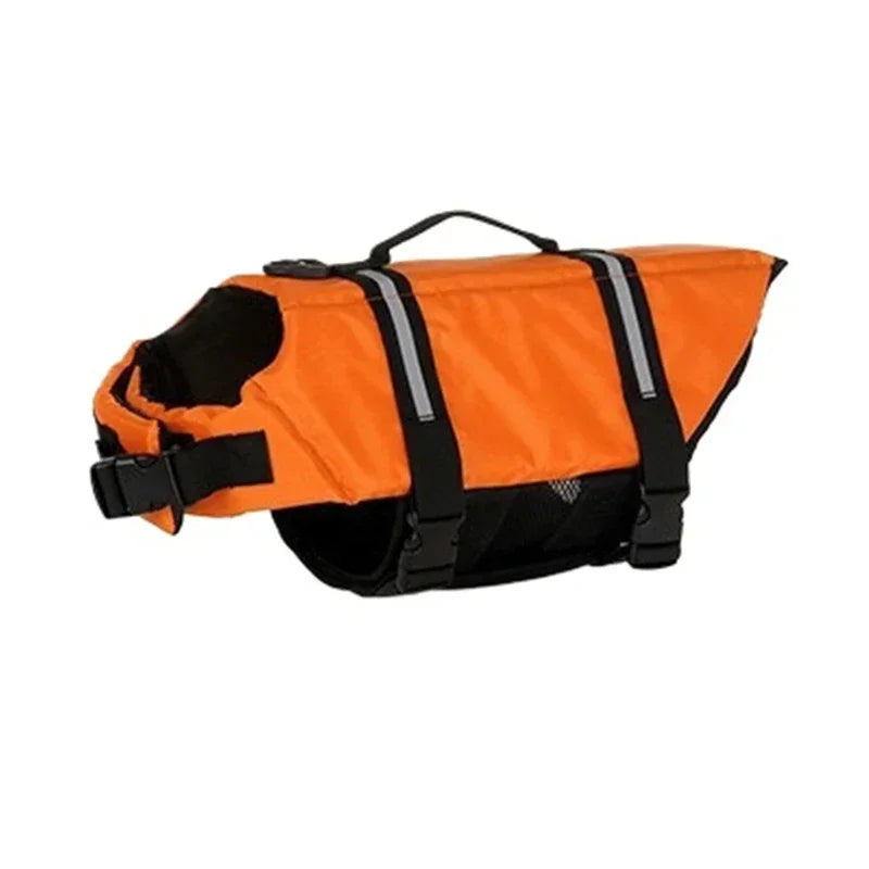 Reflective Dog Life Jacket – Adjustable Swim Vest