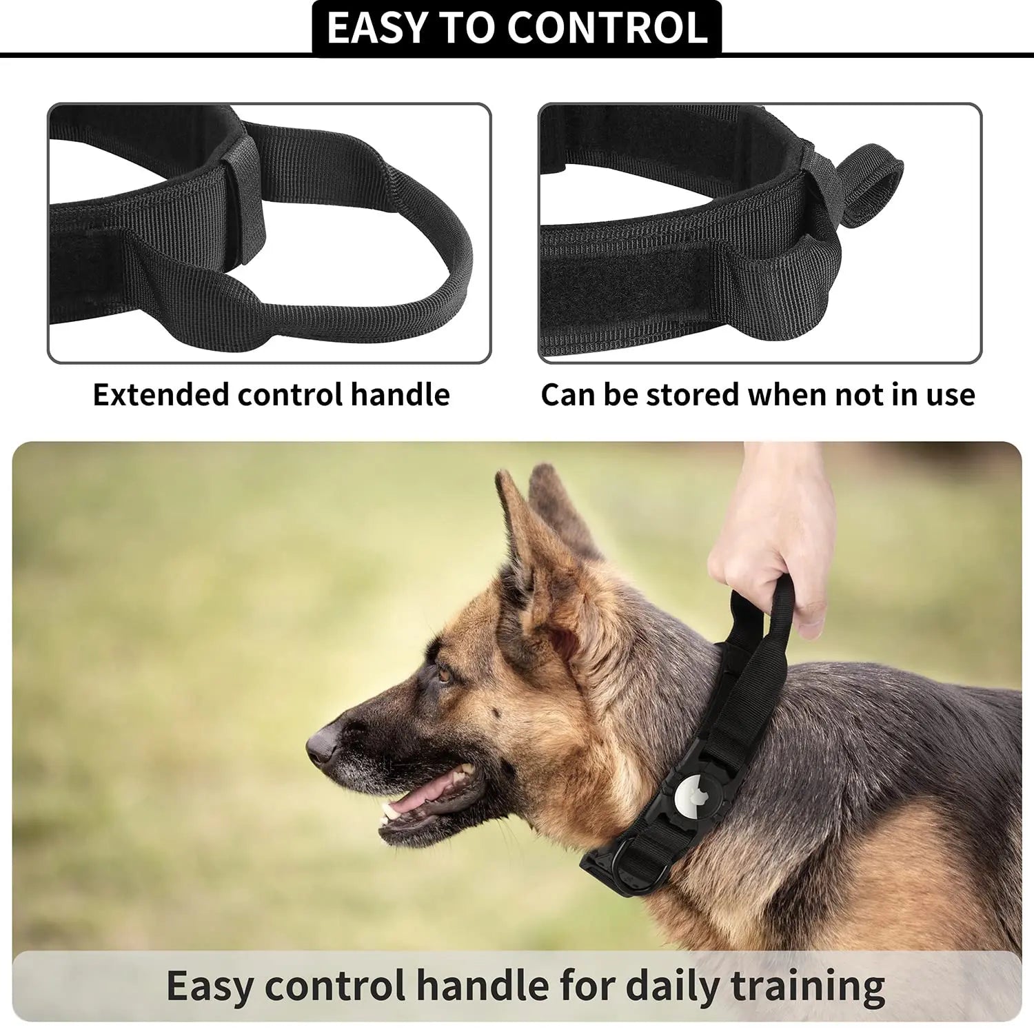 AlphaTag Military Dog Collar