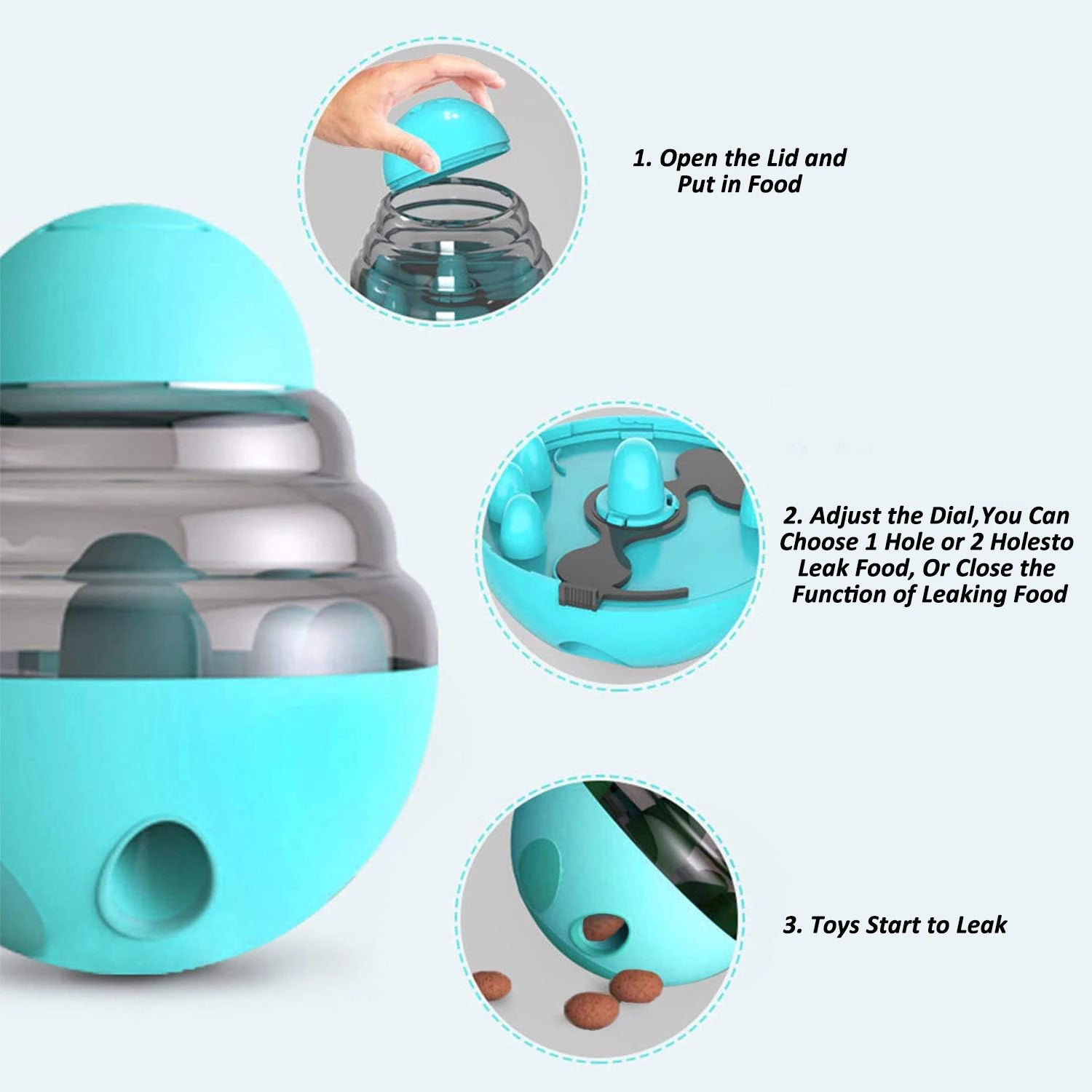 🐾 Pet IQ Treat Dispenser Toy