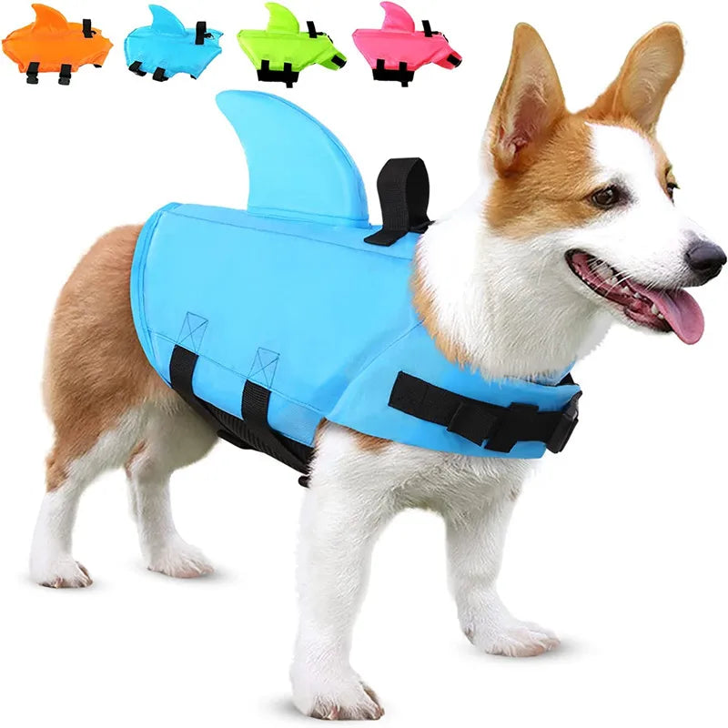 Dog Shark Life Vest – Pet Swim Jacket