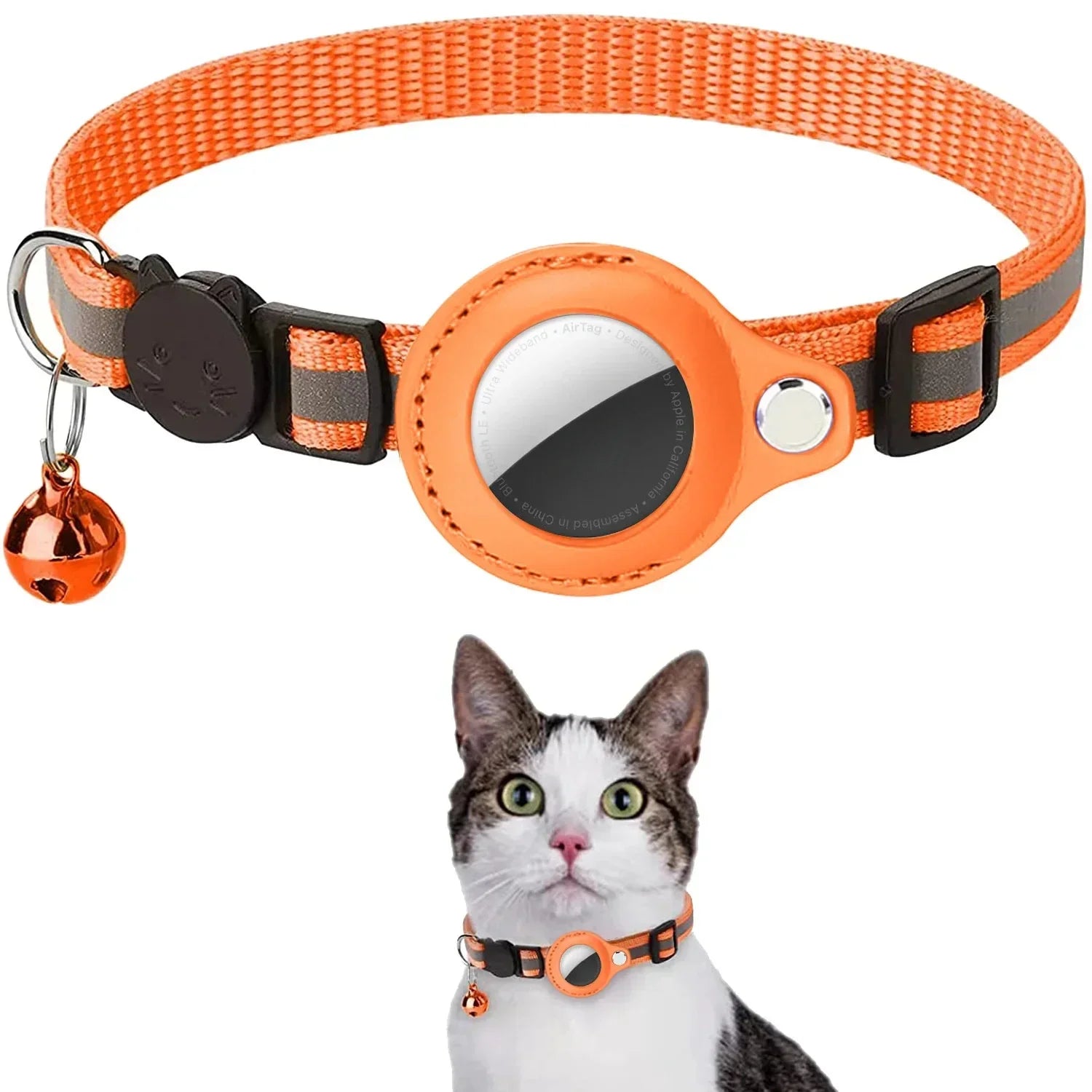 Anti-Lost AirTag Collar for Cats & Small Dogs