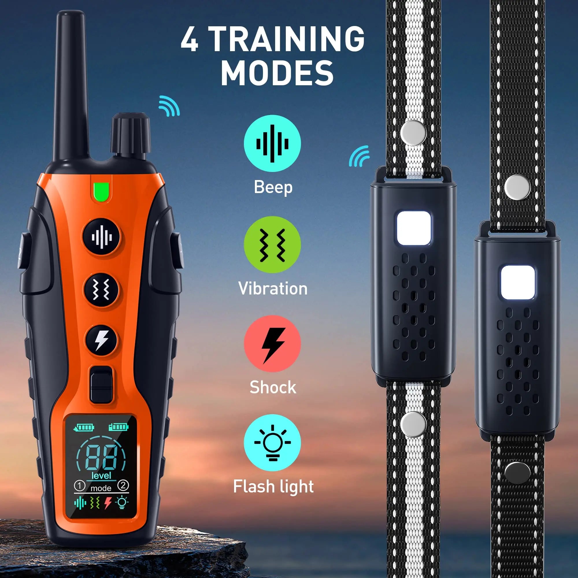 ⚡ Dog Training Collar – 3280ft Remote