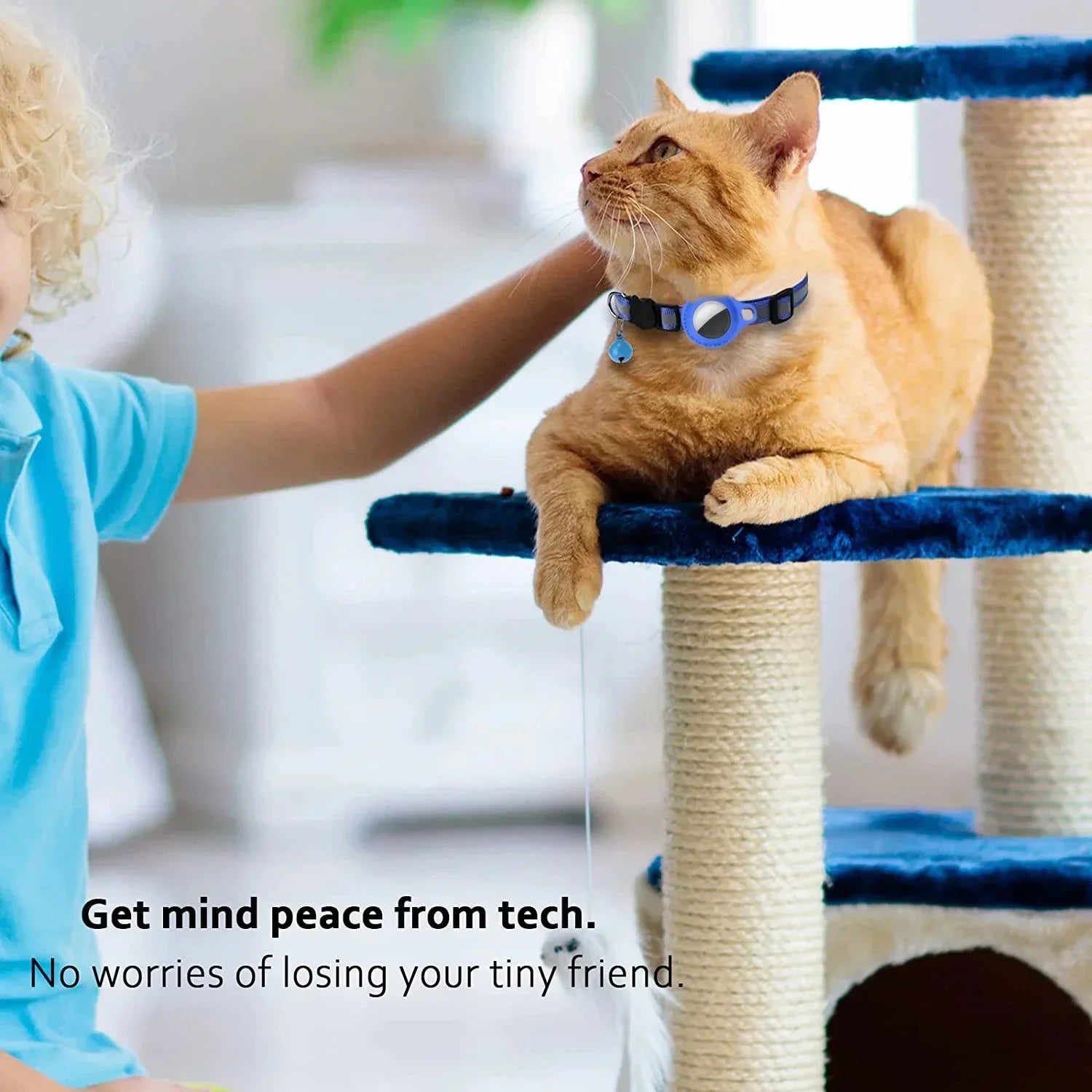 Anti-Lost AirTag Collar for Cats & Small Dogs