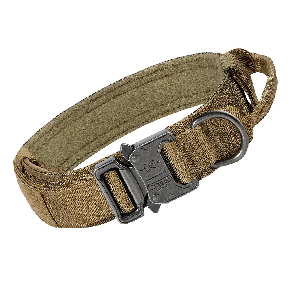 🐕 Tactical Dog Collar with Handle