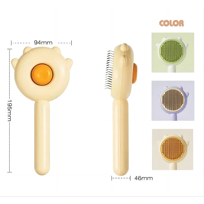 One-Click Pet Hair Cleaning Brush