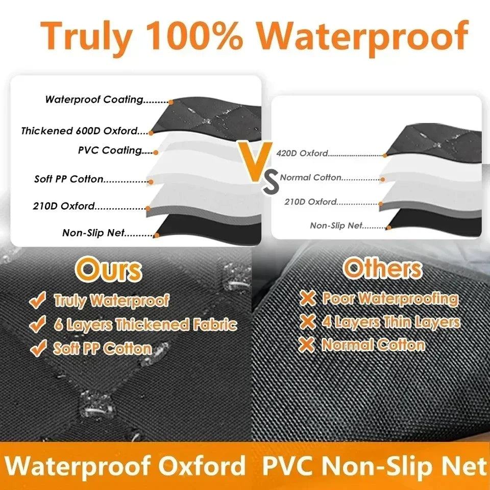 DC PET Waterproof Dog Car Seat Cover