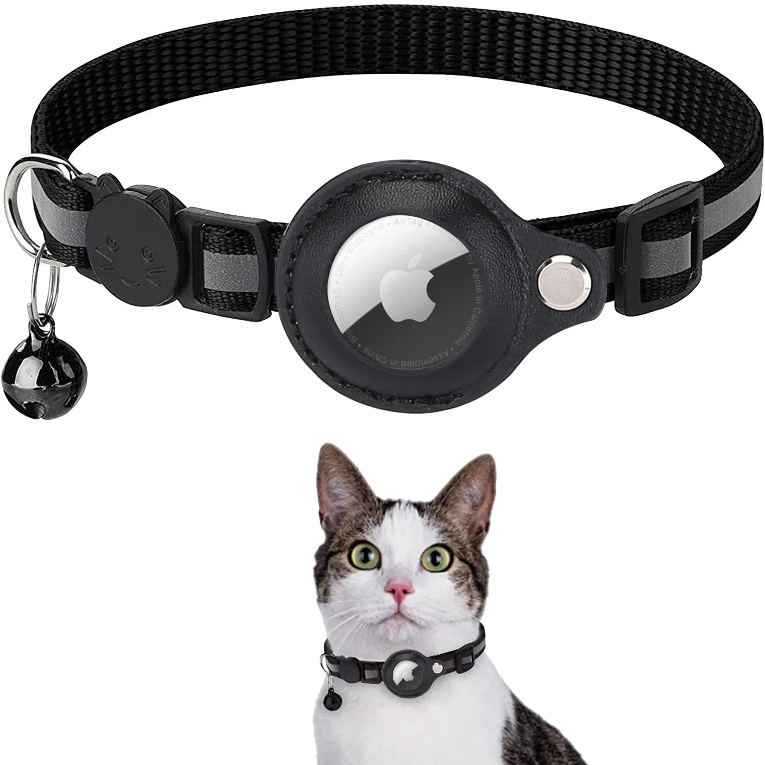 Anti-Lost AirTag Collar for Cats & Small Dogs