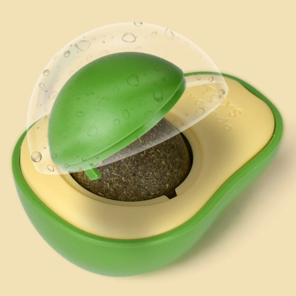 Catnip Wall Ball – Rotatable Stick-On Toy