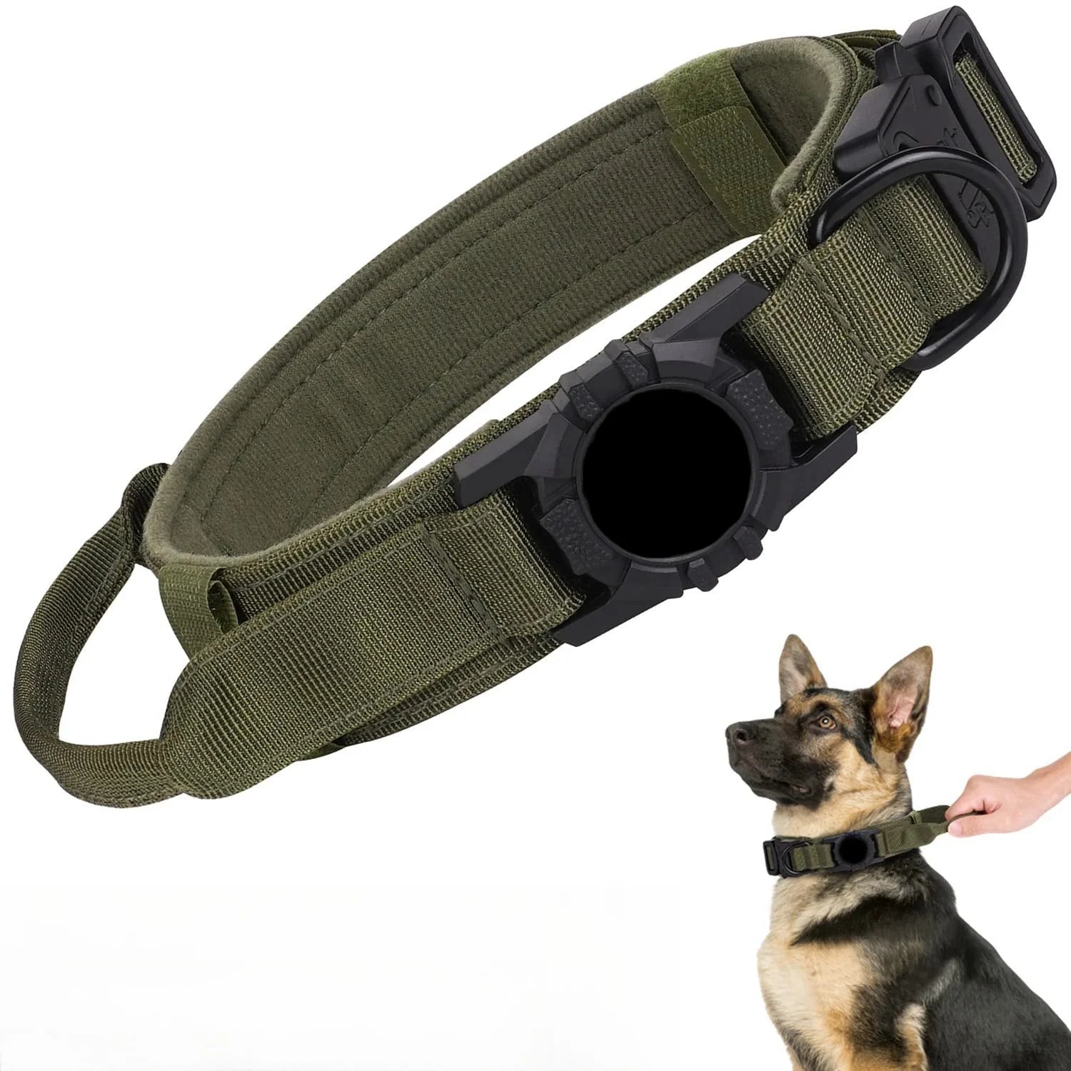Military-Grade AirTag Dog Collar