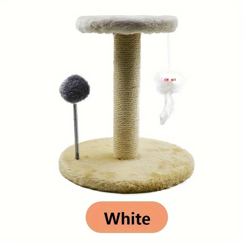 KEMORELA Cat Tree Tower with Scratching Post and Toys