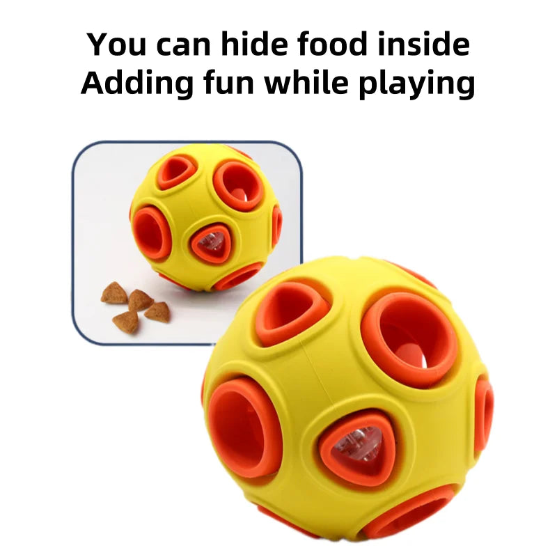Interactive Dog Ball Toy – Sound & Treat Dispenser