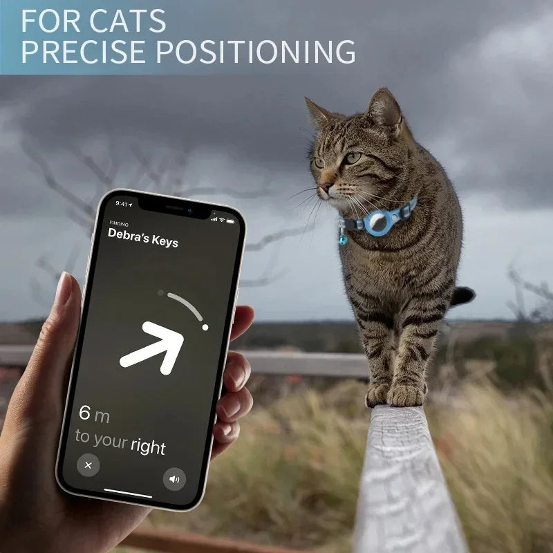 Anti-Lost AirTag Collar for Cats & Small Dogs