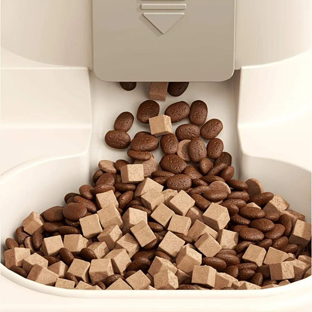 2-in-1 Automatic Pet Feeder & Water Dispenser
