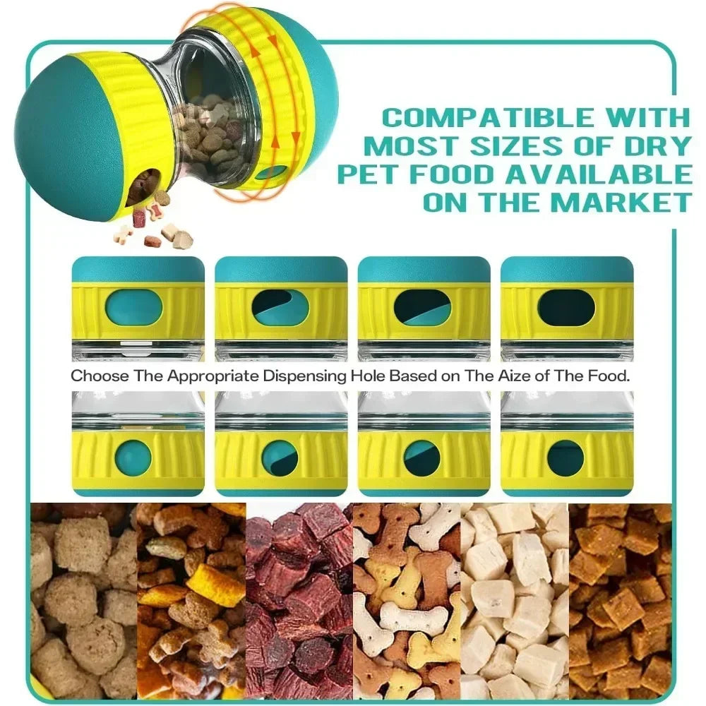 Adjustable Dog Treat Dispenser Ball