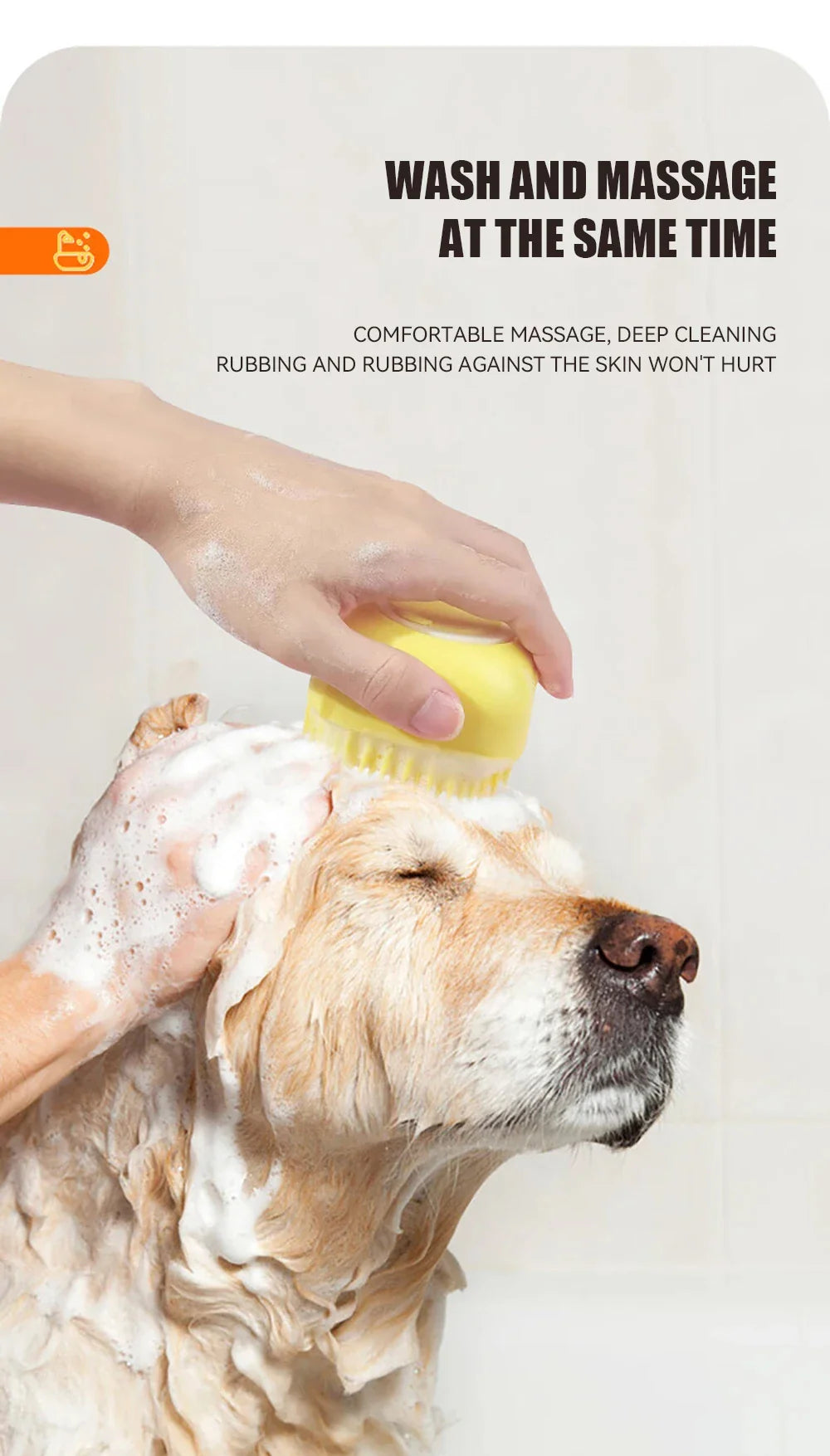 Dog Bath Brush