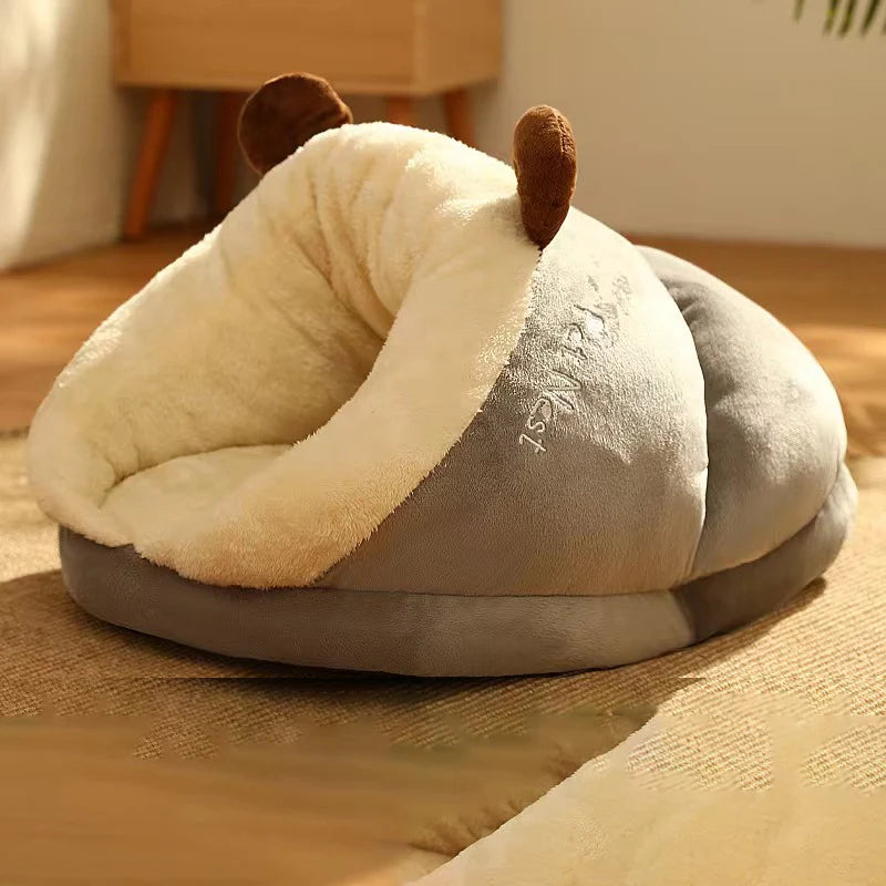 Soft Plush Dog & Cat Bed – Cozy Pet Sofa