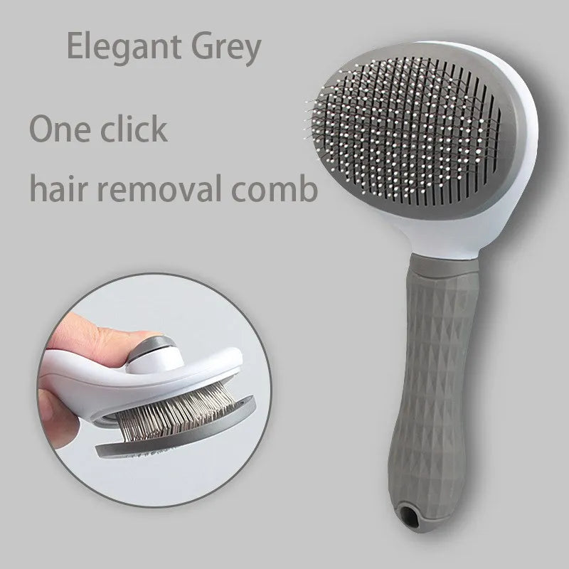 Pet Hair Brush & Comb for Dogs & Cats