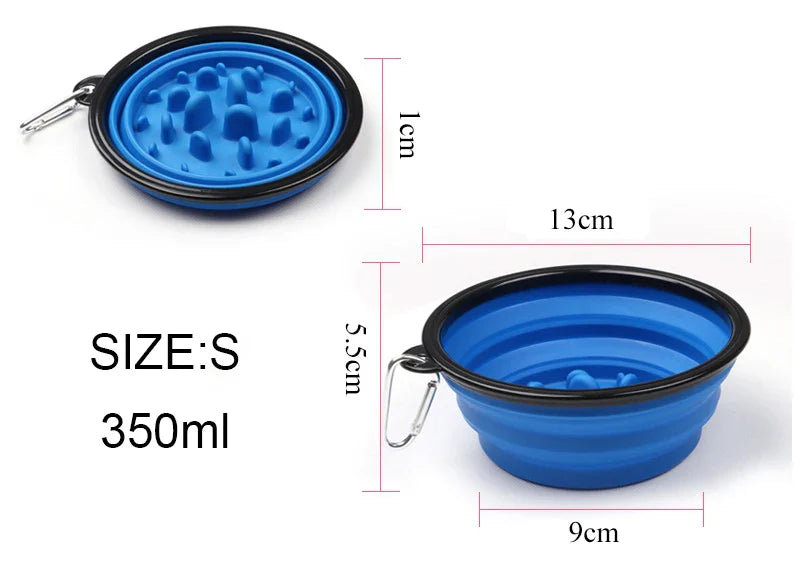 Collapsible Slow Feeding Bowl