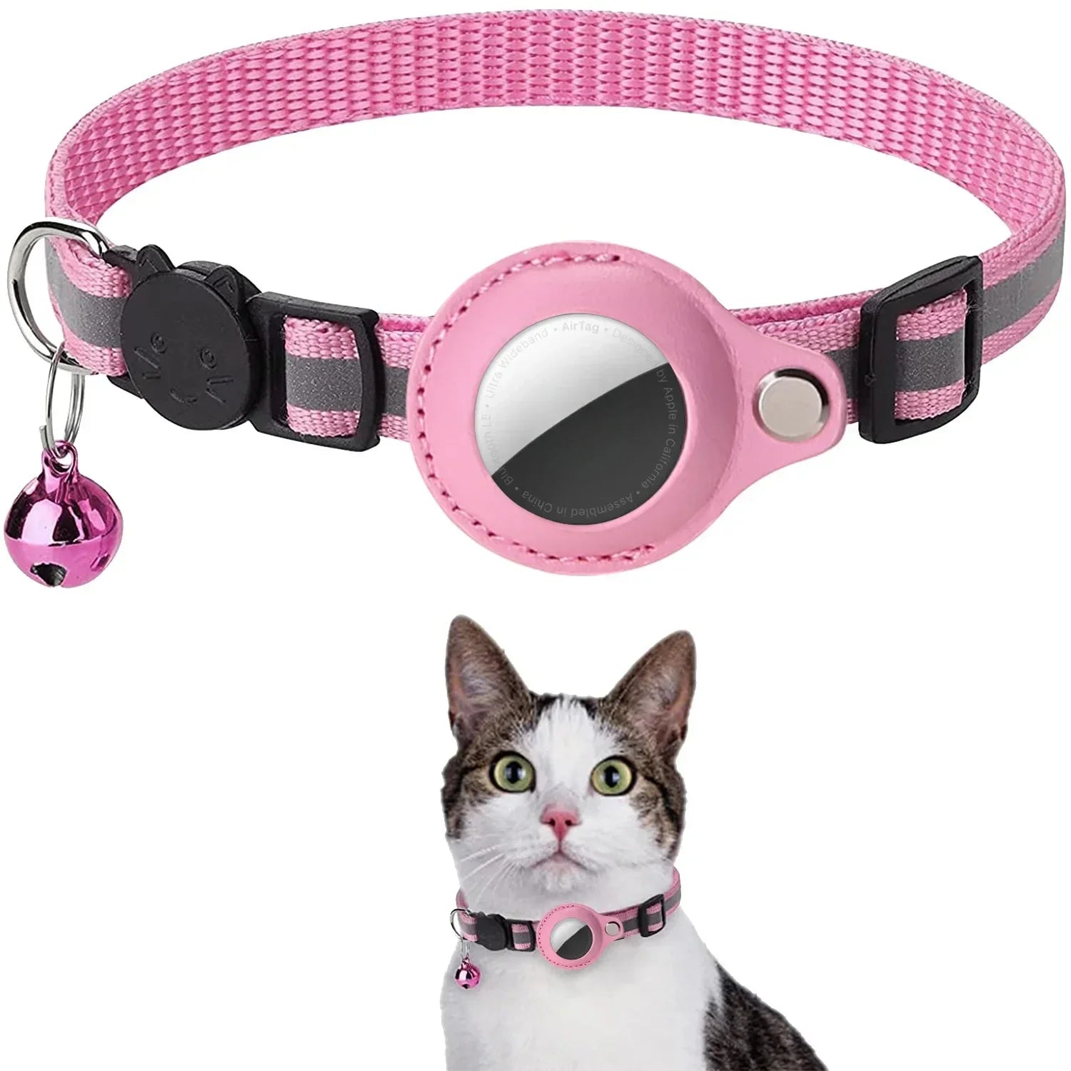 Anti-Lost AirTag Collar for Cats & Small Dogs