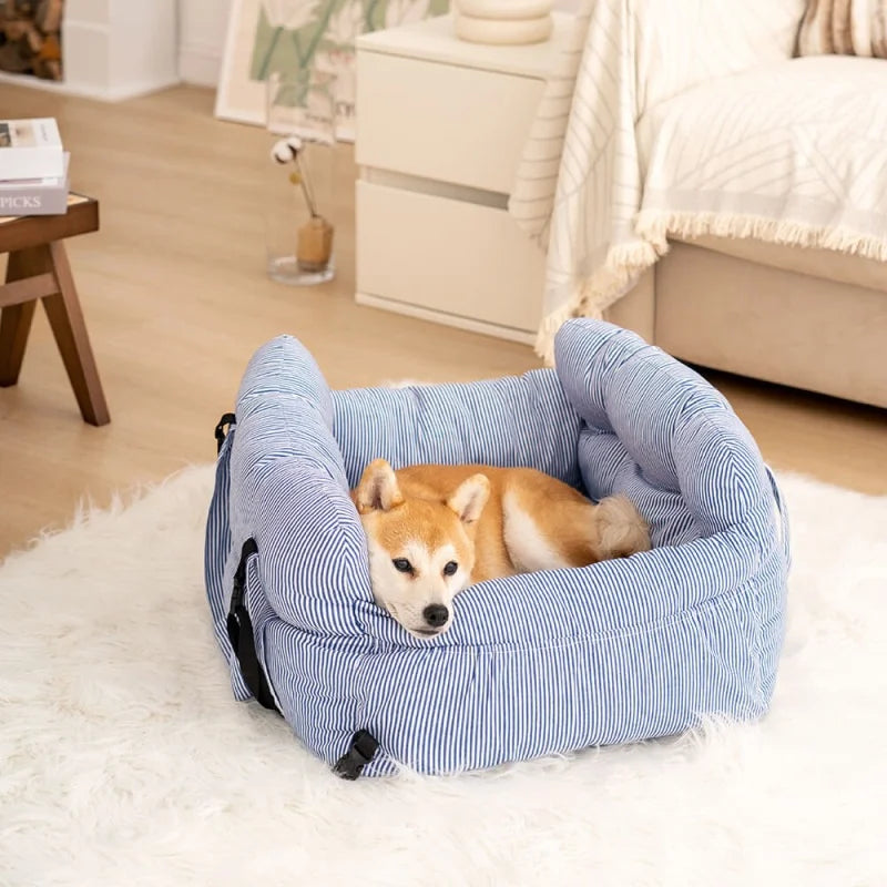 Pet Car Seat Bed – Travel Booster for Small Pets