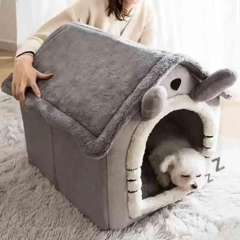 Indoor Pet Tent Bed with Cushion