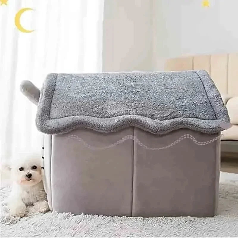 Indoor Pet Tent Bed with Cushion