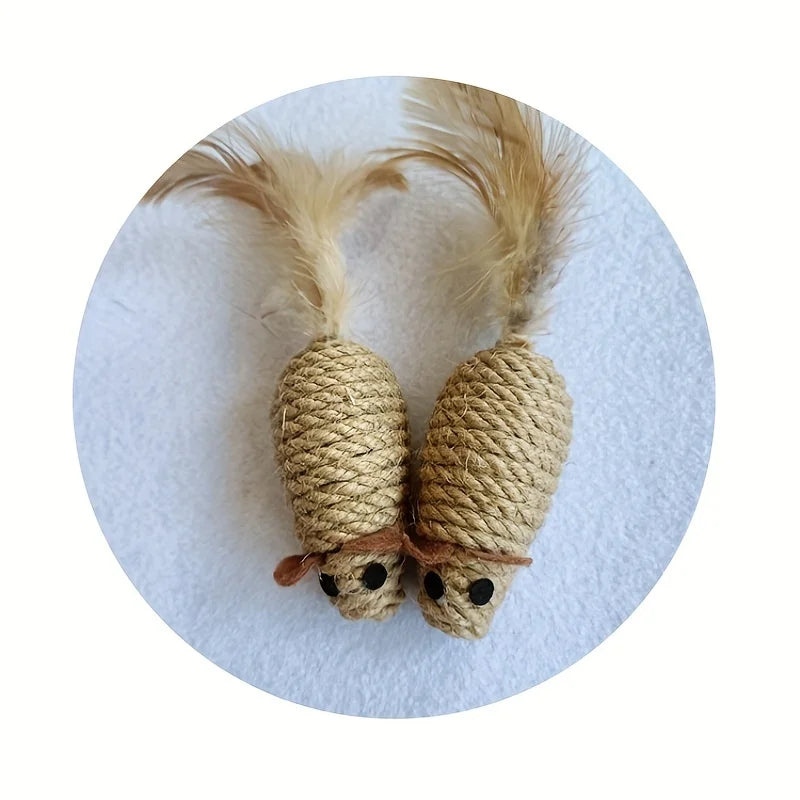 Sisal Mouse Cat Toy