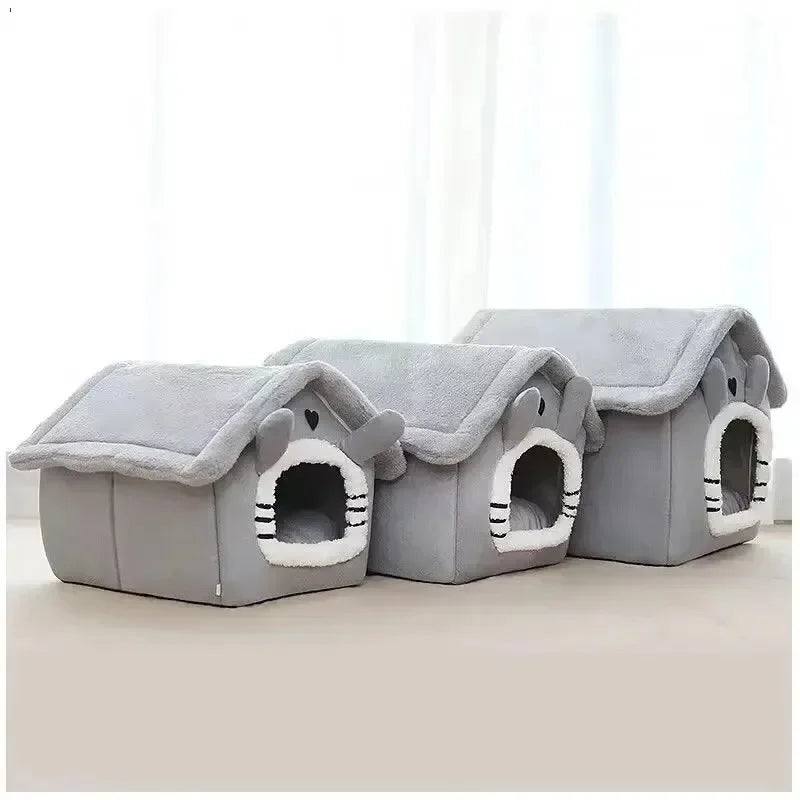Indoor Pet Tent Bed with Cushion