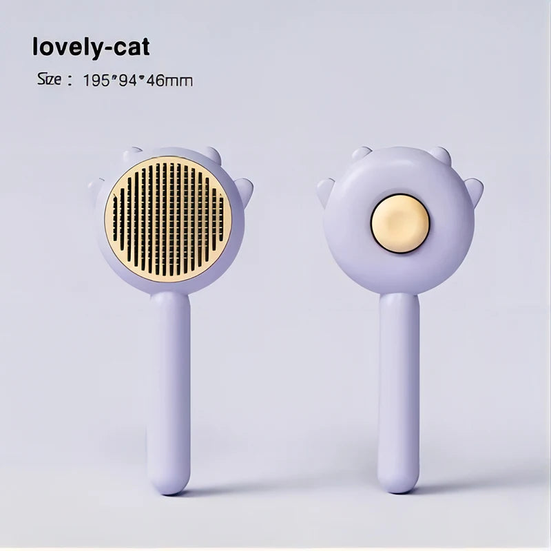 One-Click Pet Hair Cleaning Brush
