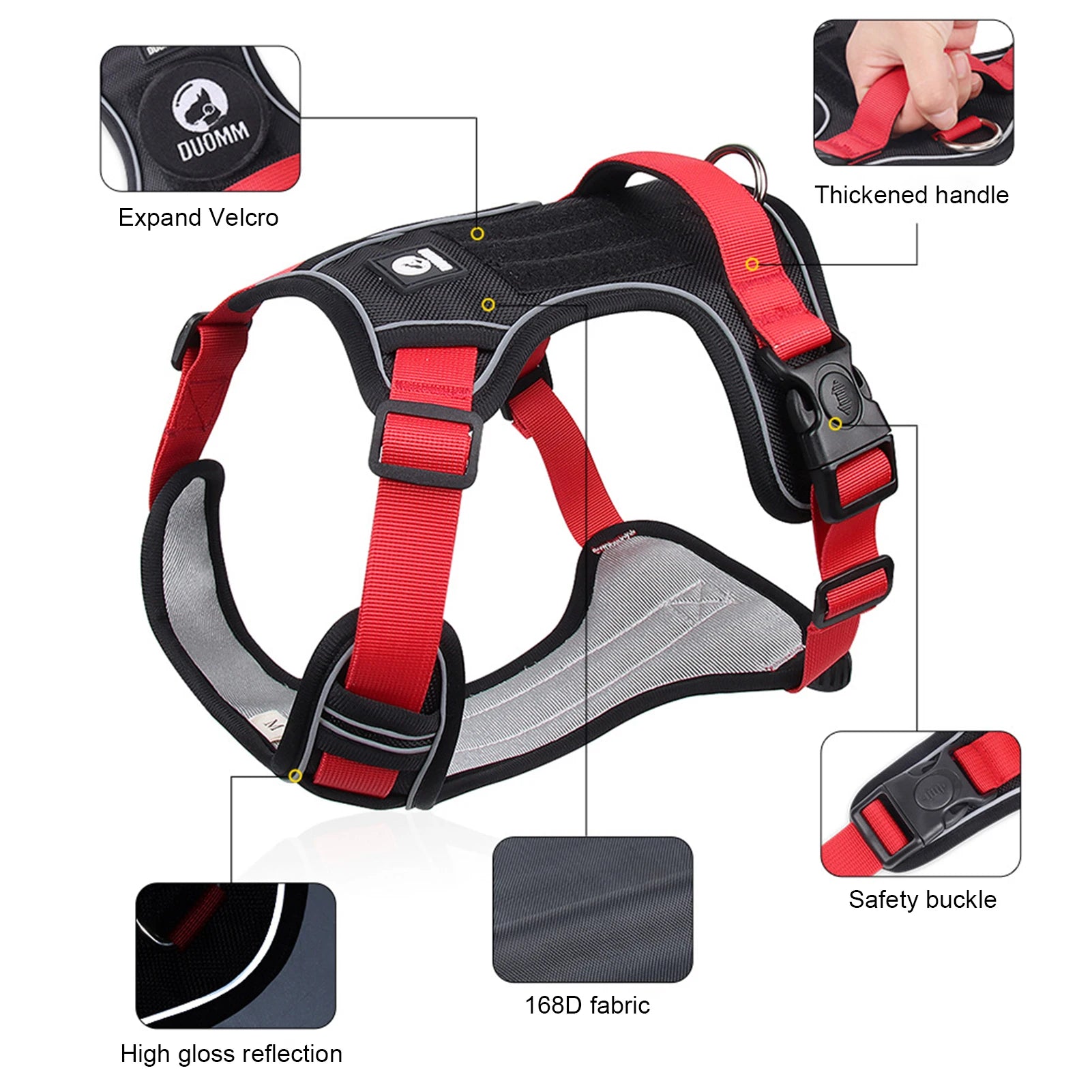 ToughPaws Reflective Dog Harness